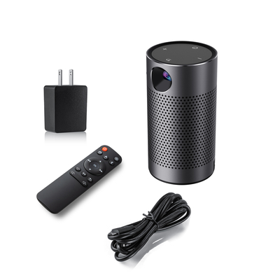 DLP Mini Pico Projetor de HDMI USB 70 lúmens portátil