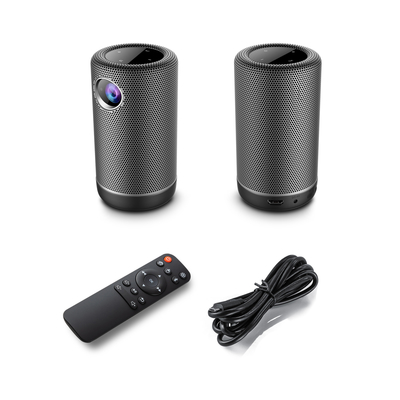 Lúmen 1080P do diodo emissor de luz Pico Mini Portable Home Theatre Projetor 150 do RGB