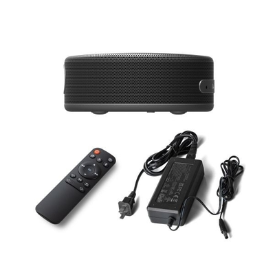 Projetor 4k portátil esperto nativo metálico com preto da tomada de USB