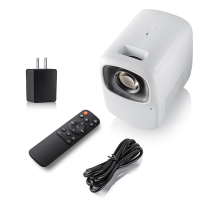 FHD Pico Small Video Projetor apoio WiFi HDMI Bluetooth USB de 200 lúmens