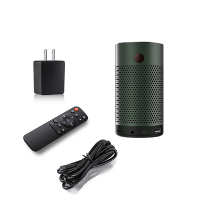 70 projetor 1080P WiFi Bluetooth do diodo emissor de luz do DLP mini HD dos lúmens
